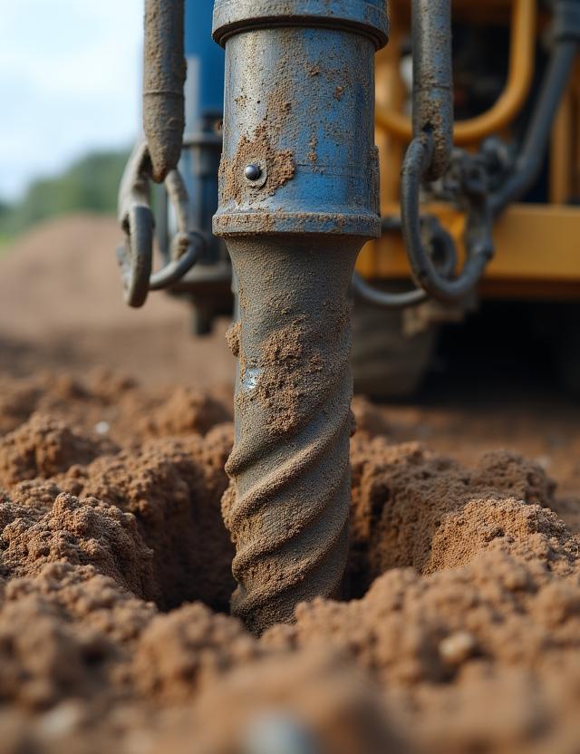 Wiertnica płuczkowa w akcji